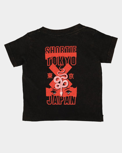 Shortie Kids' Tokyo T-Shirt Black Wash