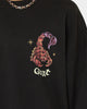 Goat Crew Too Weird To Live Vintage Crewneck Black Wash