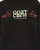 Goat Crew Too Weird To Live Vintage Crewneck Black Wash