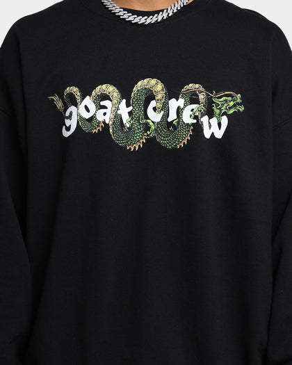 Goat Crew Sleeping Dragons Crewneck Black