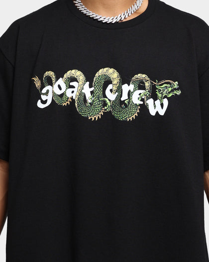 Goat Crew Sleeping Dragons T-Shirt Black