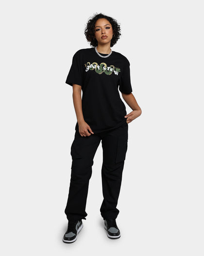 Goat Crew Sleeping Dragons T-Shirt Black