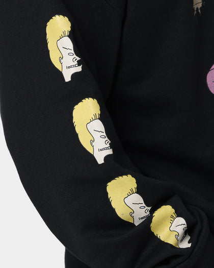 American Thrift American Thrift X Beavis & Butthead Couch Hoodie Black