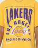 Mitchell & Ness Los Angeles Lakers Division Arch T-Shirt Faded Yellow