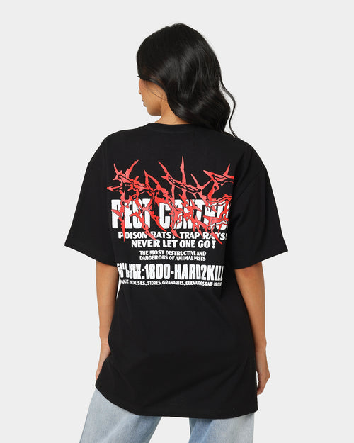 Rats Get Fat Pest Control T-Shirt Black