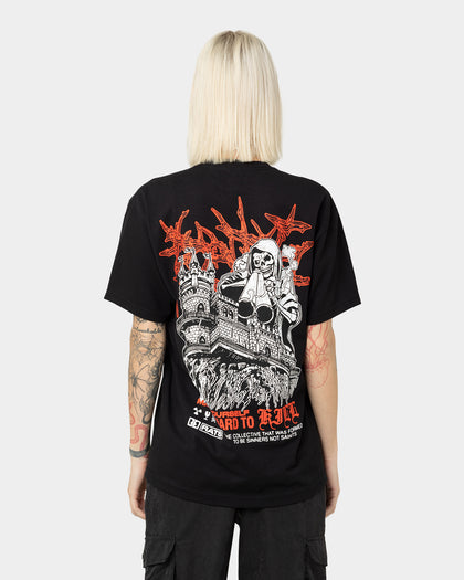 Rats Get Fat Skull Shot T-Shirt Black