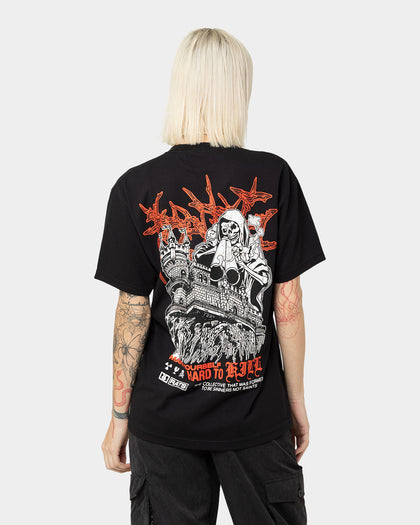 Rats Get Fat Skull Shot T-Shirt Black