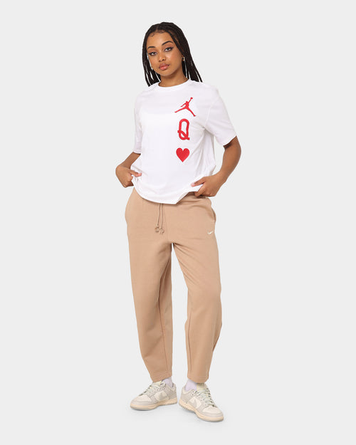 Jordan Women's Jordan Flight Graphic T-Shirt White/Gym Red