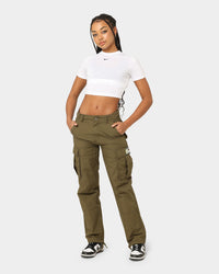 Nike Women's Sportswear Essential Crop T-Shirt White/Black