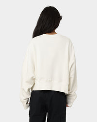 Nike Women's Nike Sportswear Style Fleece Over-Oversized Crewneck Sail/Black
