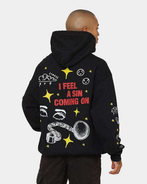 Rats Get Fat Sinners Hoodie Black