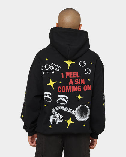 Rats Get Fat Sinners Hoodie Black