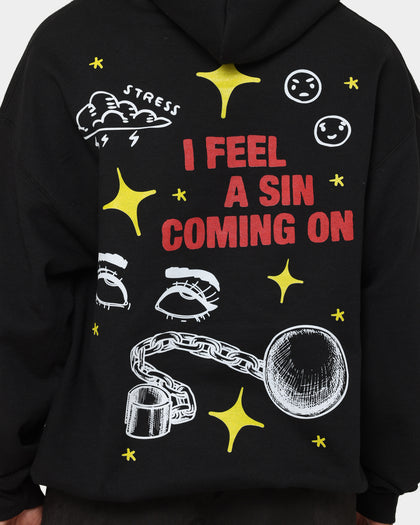 Rats Get Fat Sinners Hoodie Black