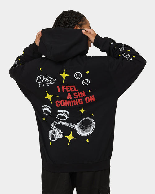 Rats Get Fat Sinners Hoodie Black