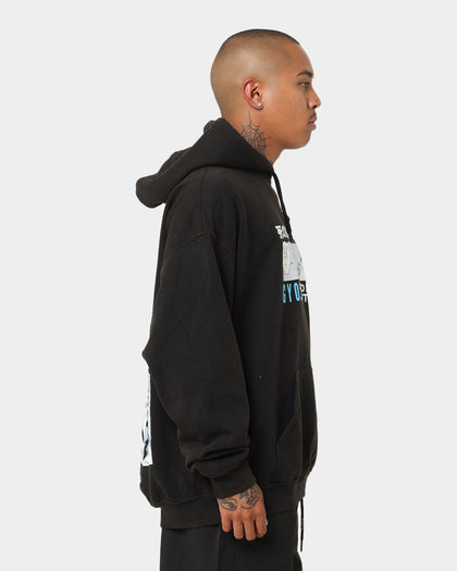 Goat Crew X Gyo Gyo Vintage Hoodie Washed Black
