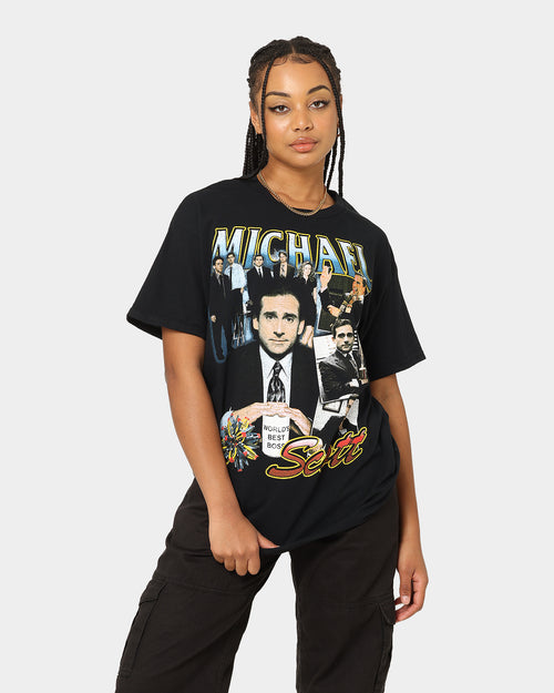 American Thrift X The Office Michael Scott Vintage T-Shirt Black