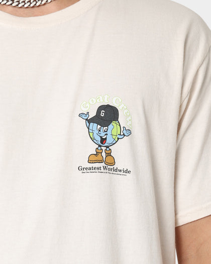 Goat Crew Greatest Worldwide T-Shirt Off White