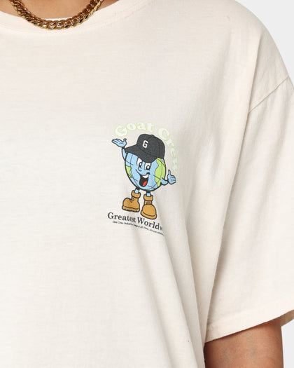 Goat Crew Greatest Worldwide T-Shirt Off White