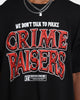 Rats Get Fat Crime Raisers T-Shirt Black