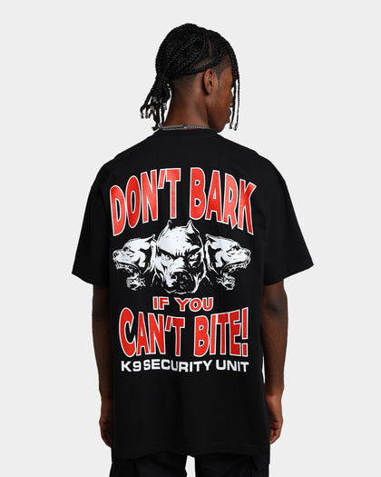 Rats Get Fat Don't Bark T-Shirt Black