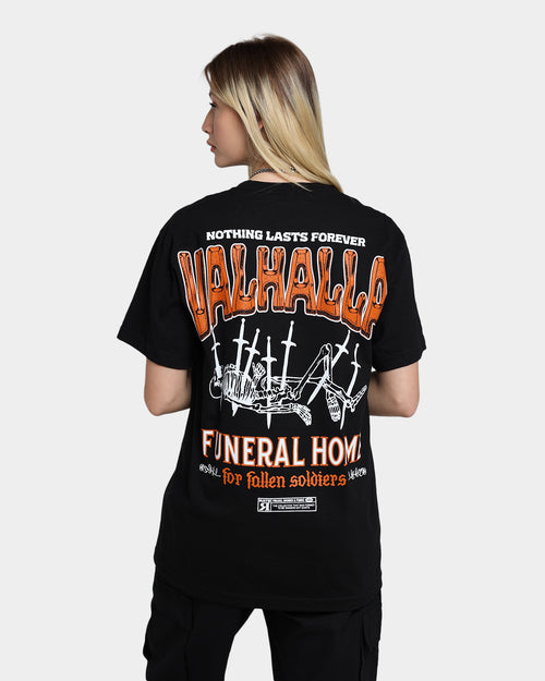 Rats Get Fat Funeral Home T-Shirt Black