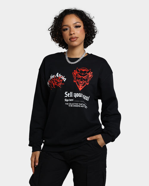 Rats Get Fat Sell Your Soul Crewneck Black