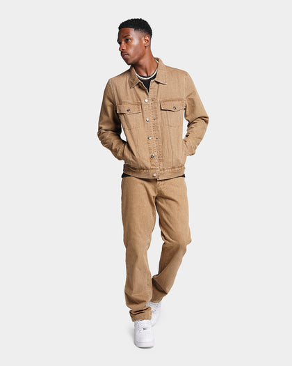 XXIII Gabriel Washed Denim Jacket Washed Brown