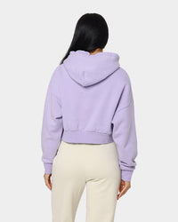 Stussy Women's Globe Hoodie Lavender