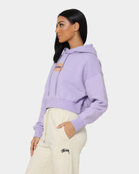 Stussy Women's Globe Hoodie Lavender