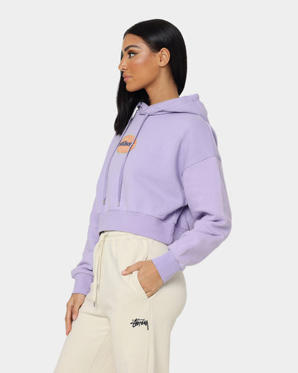 Stussy Women's Globe Hoodie Lavender