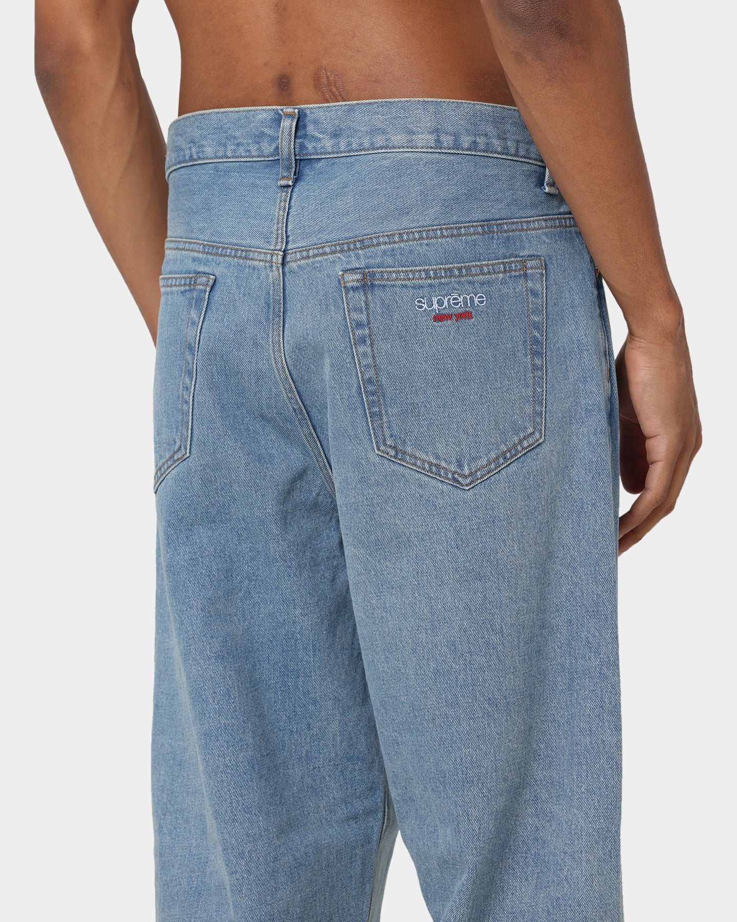 Supreme Baggy Jeans Light Blue | Culture Kings NZ