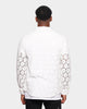 XXIII Cedric Lace Button Up Shirt White