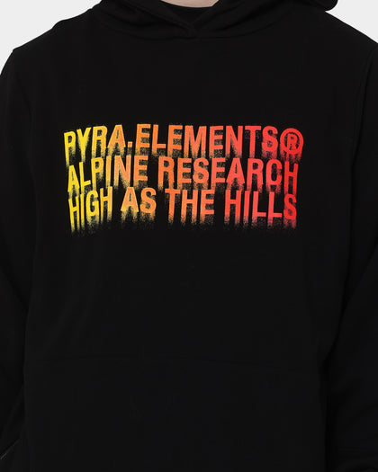 PYRA High Hills Hoodie Black/Orange