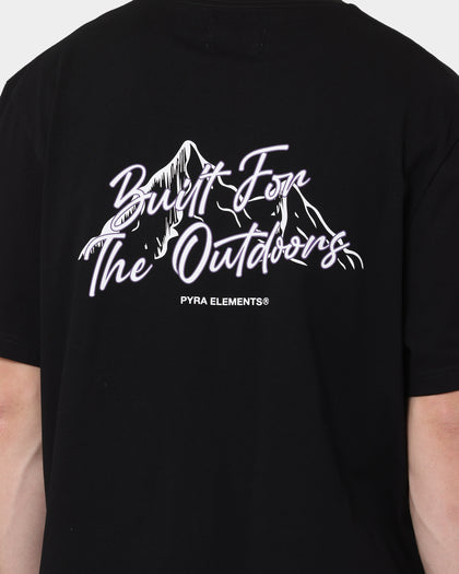 PYRA Mountain T-Shirt Black/White