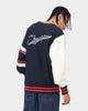 Champion Collegiate Heritage Split Crewneck Navy