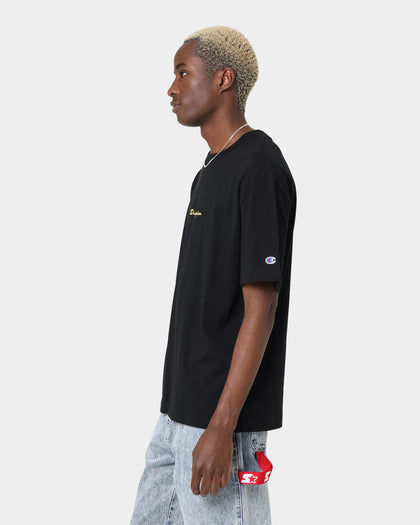 Champion Heritage New Script T-Shirt Black/Gold