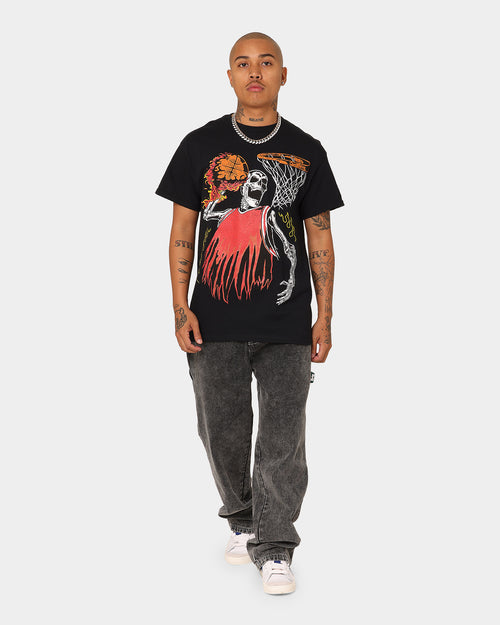 Goat Crew Playoff Skeleton T-Shirt Black/Red