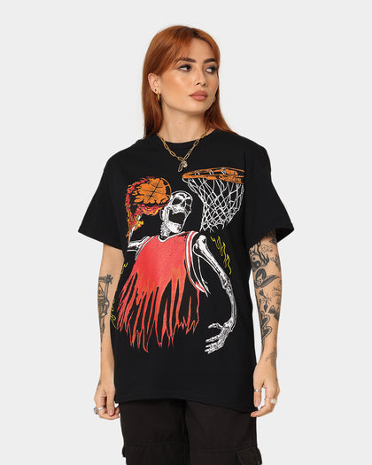 Goat Crew Playoff Skeleton T-Shirt Black/Red