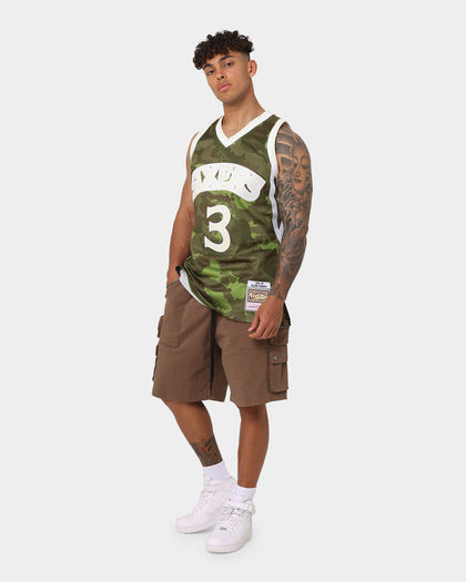 Mitchell & Ness Allen Iverson Philadelphia Sixers '96-'97 Camo Swingman Jersey Green Camo