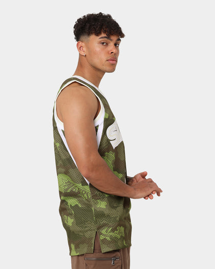 Mitchell & Ness Allen Iverson Philadelphia Sixers '96-'97 Camo Swingman Jersey Green Camo