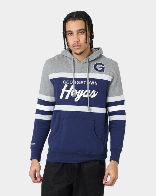 Mitchell & Ness Georgetown Hoyas Head Coach Hoodie Navy