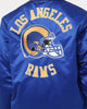 Mitchell & Ness Los Angeles Rams Heavyweight Satin Jacket Royal