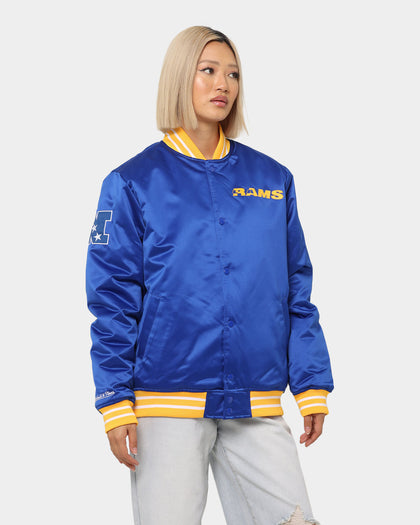Mitchell & Ness Los Angeles Rams Heavyweight Satin Jacket Royal
