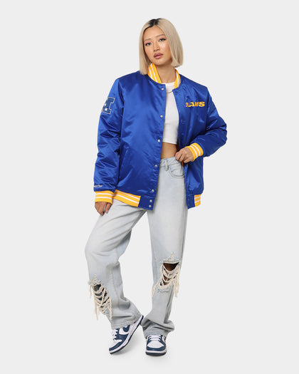 Mitchell & Ness Los Angeles Rams Heavyweight Satin Jacket Royal