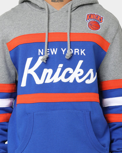 Mitchell & Ness New York Knicks Head Coach Hoodie Royal