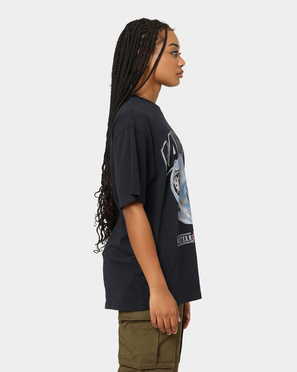 Mitchell & Ness Las Vegas Raiders Helmet Vintage T-Shirt Faded Black