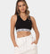 Tommy Jeans Women's Super Crop V Logo Waistband Top Black