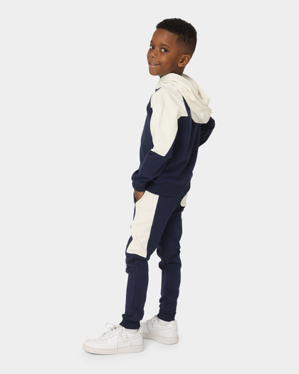 Calvin Klein Kids' Colour Block Stack Logo Set Peacoat