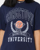 National Collegiate Athletic Association Women's Georgetown University Basketball Crest T-Shirt Navy