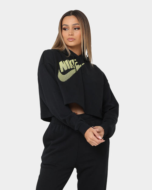 Nike Women's Nike Sportswear Cropped Fleece Dance Hoodie Black